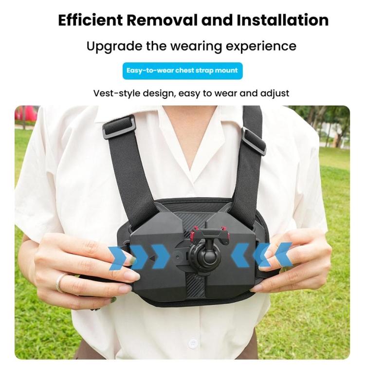 Universal Magnetic Quick - Release Chest Mount Harness For Action Cameras POV Hands - Free Recording, Chest Mount - ORIWHIZChest BeltDJI & Insta360 AccessoriesUniversal Chest & Head Belt