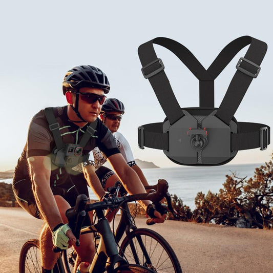 Arnés de pecho magnético universal de liberación rápida para cámaras de acción POV - Grabación manos libres, montaje en el pecho - ORIWHIZ Cinturón de pecho Accesorios DJI e Insta360 Cinturón universal para pecho y cabeza