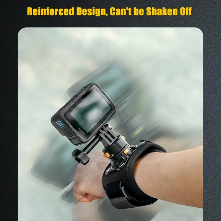 Universal Magnetic Quick - release Wrist Strap Mount for Sports Cameras, Standard Model, With Phone Clip - ORIWHIZDJI & Insta360 AccessoriesUniversal Chest & Head BeltWrist & Neck Strap