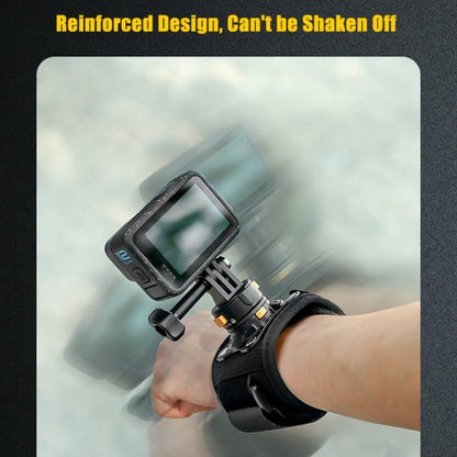 Universal Magnetic Quick - release Wrist Strap Mount for Sports Cameras, Standard Model, With Phone Clip - ORIWHIZDJI & Insta360 AccessoriesUniversal Chest & Head BeltWrist & Neck Strap