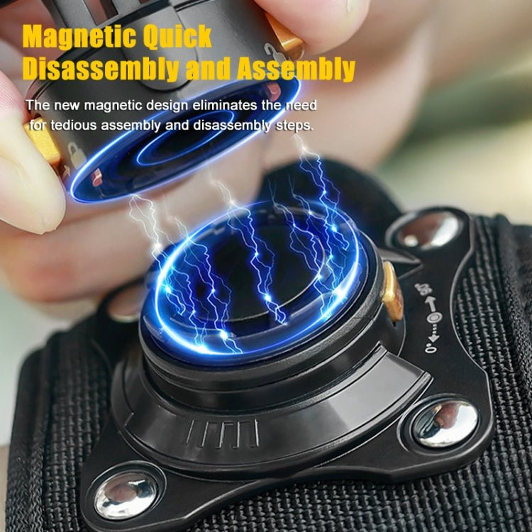 Universal Magnetic Quick - release Wrist Strap Mount for Sports Cameras, Standard Model, With Phone Clip - ORIWHIZDJI & Insta360 AccessoriesUniversal Chest & Head BeltWrist & Neck Strap
