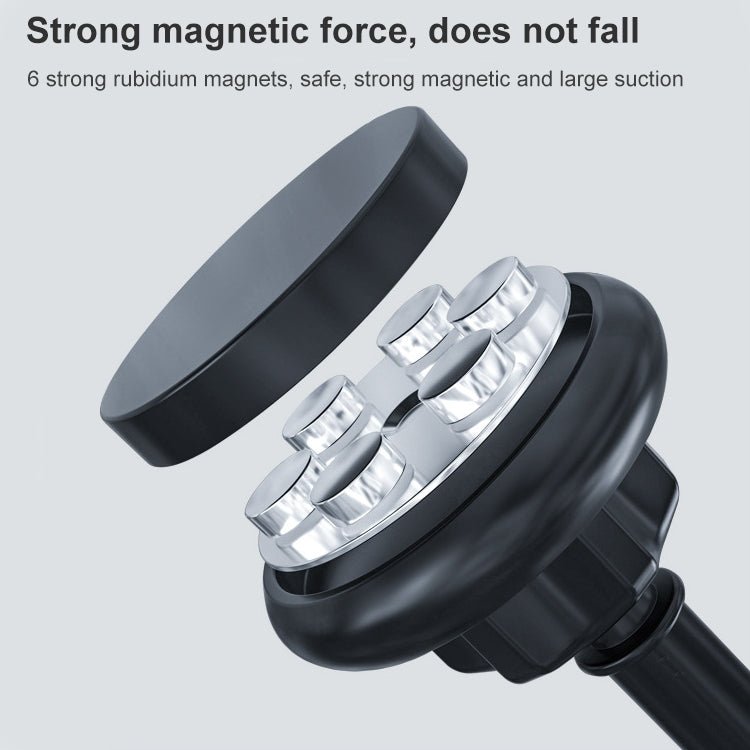 Universal Magnetic Retractable Rotating Car Mobile Phone Holder, Magnetic Retractable Rotating Phone Holder - ORIWHIZ