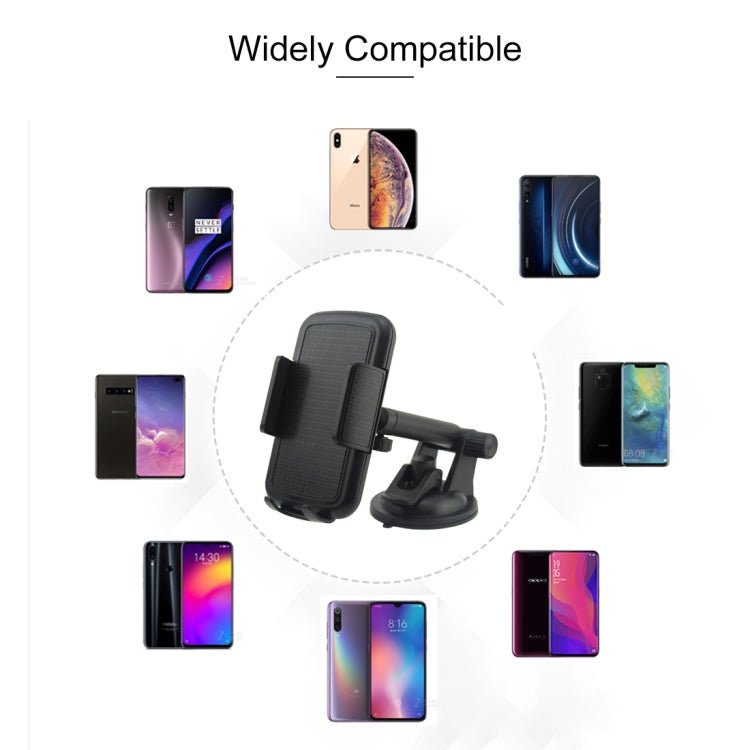Universal Rotatable Adjustment Car Windshield Mobile Phone Holder with Suction Cup, Rotatable Adjustment Phone Holder - ORIWHIZ