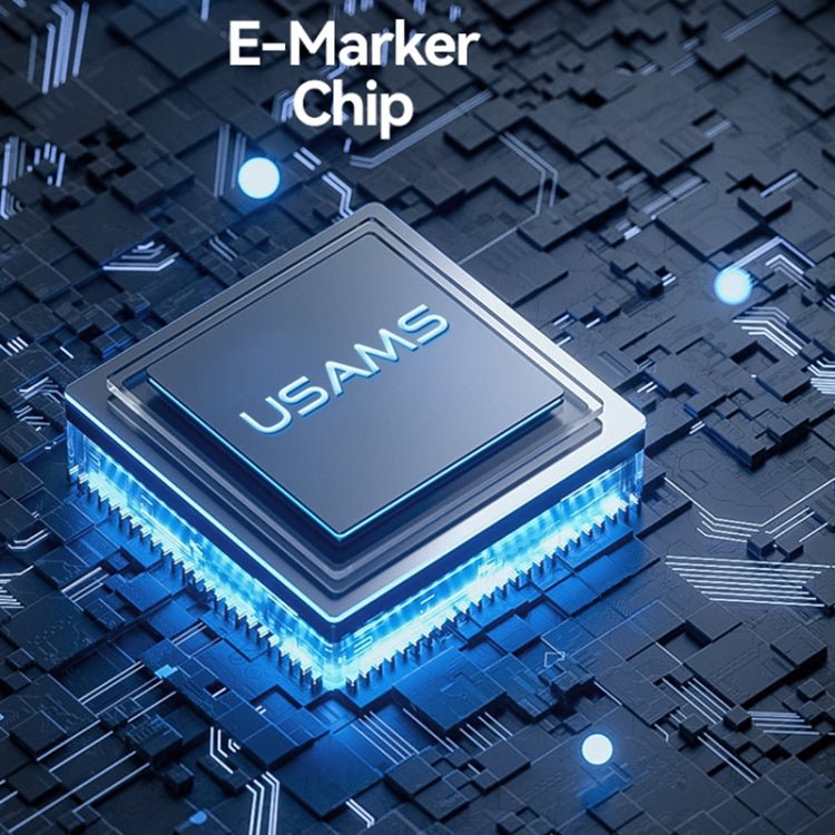 USAMS SJ742 100W USB - C / Type - C to USB - C / Type - C Zinc Alloy Digital Display Fast Data Cable, Length: 1.2m, SJ742USB01, SJ742USB02 - ORIWHIZ