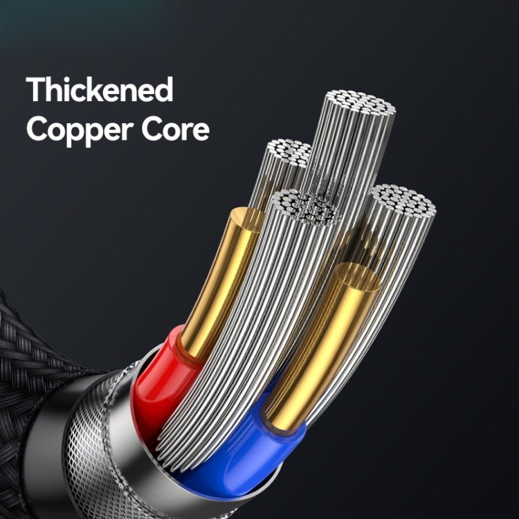 USAMS SJ742 100W USB - C / Type - C to USB - C / Type - C Zinc Alloy Digital Display Fast Data Cable, Length: 1.2m, SJ742USB01, SJ742USB02 - ORIWHIZ