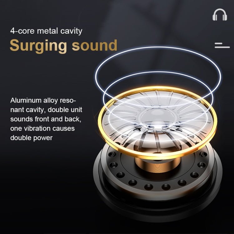 USAMS US - SJ482 EP - 43 Wired In Ear USB - C / Type - C Interface Metal Digital HiFi Noise Reduction Earphones with Mic & Digital Chip, Length: 1.2m - ORIWHIZ