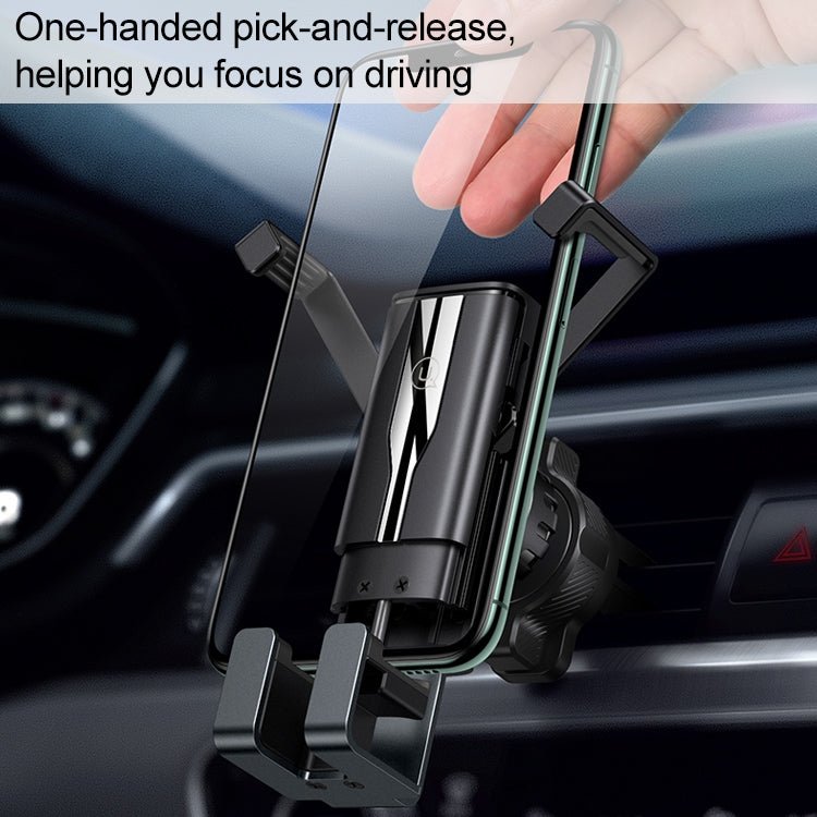 USAMS US - ZJ058 Retractable Gravity Car Holder for 4.7 - 7 inch Smartphones, ZJ058 - ORIWHIZ