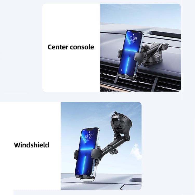 USAMS US - ZJ072 Car Center Console Retractable Transparent Holder, ZJ072 - ORIWHIZ
