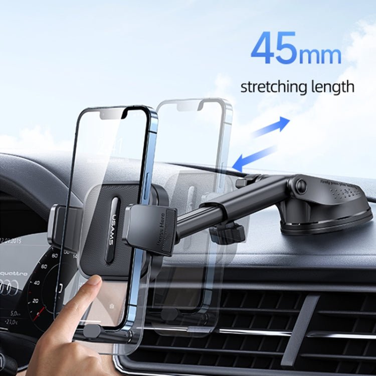 USAMS US - ZJ072 Car Center Console Retractable Transparent Holder, ZJ072 - ORIWHIZ