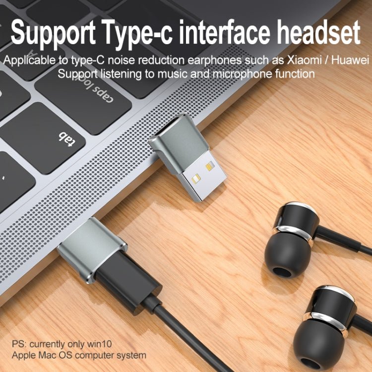 USB 2.0 Male To USB - C / Type - C Female Adapter, Support Charging & Transmission Data - ORIWHIZ