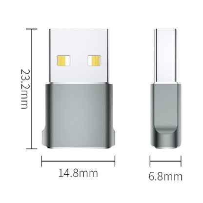 USB 2.0 Male To USB - C / Type - C Female Adapter, Support Charging & Transmission Data - ORIWHIZ