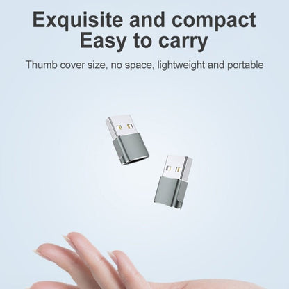 USB 2.0 Male To USB - C / Type - C Female Adapter, Support Charging & Transmission Data - ORIWHIZ