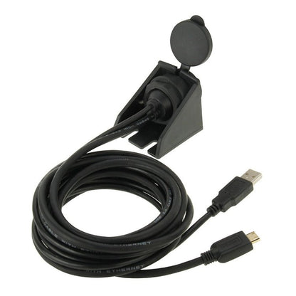 USB 2.0 & Mini HDMI (Type - C) Male to USB 2.0 & HDMI (Type - A) Female Adapter Cable with Car Flush Mount, Length: 2m, USB 2.0 & Mini HDMI Male to USB 2.0 & HDMI Female - ORIWHIZCar Replacement PartsDIY CablesIn Car