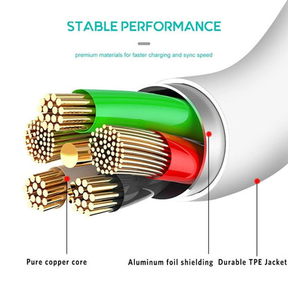 USB 2.0 to USB - C / Type - C Charging Data Cable, Cable Length: 1m - ORIWHIZ