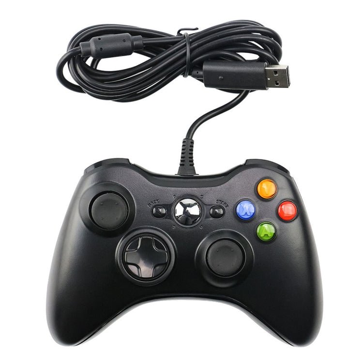 USB 2.0 Wired Controller Gamepad for XBOX360, Plug and Play, Cable Length: 2.5m, For XBOX360, For XBOX360 (Black) - ORIWHIZMicroSoft AccessoriesMicroSoft Accessories GamepadToys & Hobbies