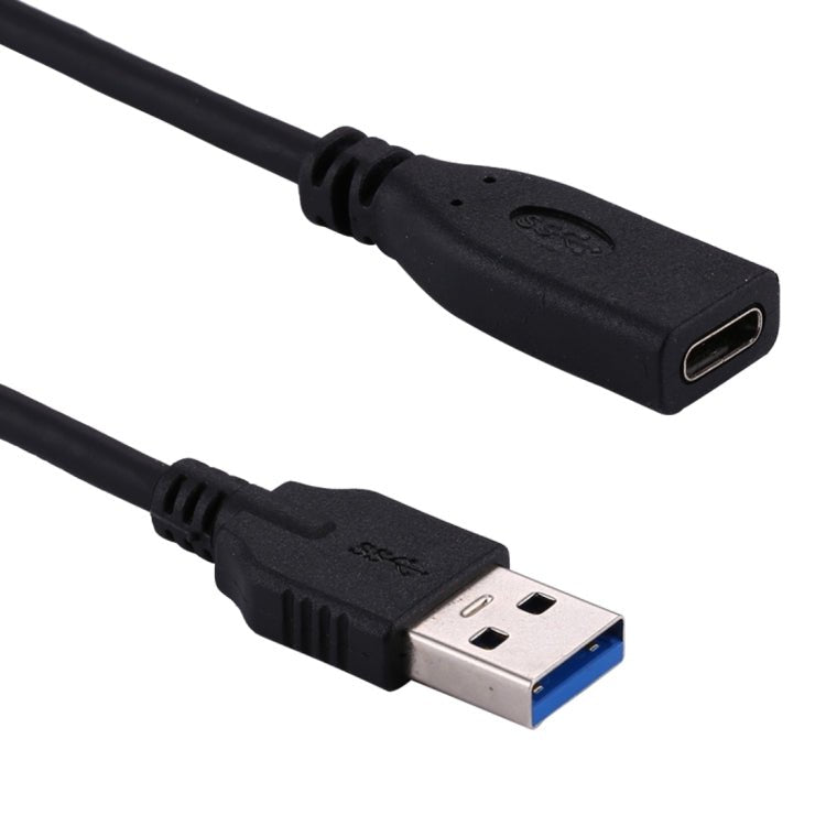 USB 3.0 Male to USB - C / Type - C 3.1 Female Adapter Cable, Cable Length: About 20cm - ORIWHIZ