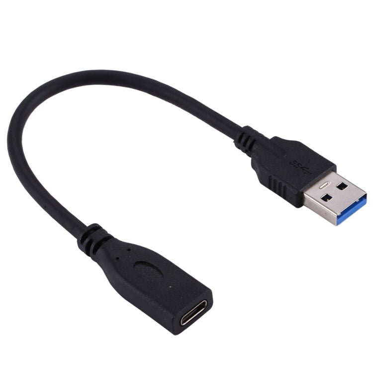 USB 3.0 Male to USB - C / Type - C 3.1 Female Adapter Cable, Cable Length: About 20cm - ORIWHIZ