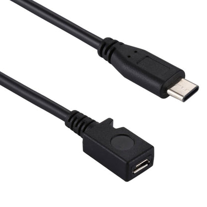 USB - C / Type - C 3.0 Male to Micro USB Female Cable Adapter, Length: 29cm - ORIWHIZ