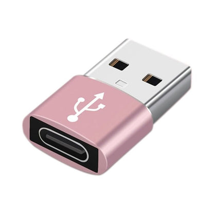USB - C / Type - C Female to USB 2.0 Male Aluminum Alloy Adapter, Support Charging & Transmission, USB 2.0 - ORIWHIZ