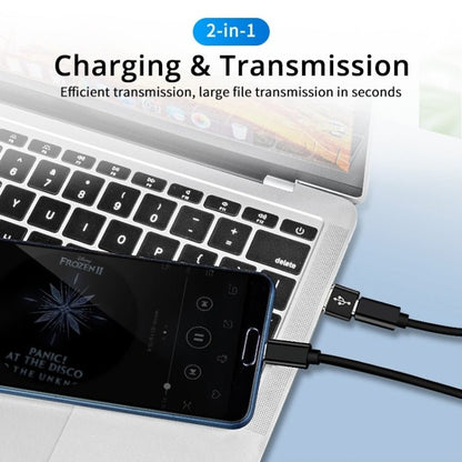 USB - C / Type - C Female to USB 2.0 Male Aluminum Alloy Adapter, Support Charging & Transmission, USB 2.0 - ORIWHIZ