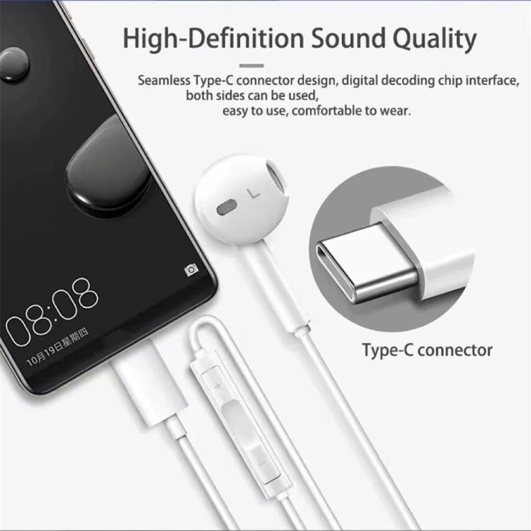 USB - C / Type - C Interface Stereo Music Earphone, Stereo Music Earphone - ORIWHIZ