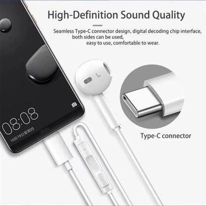 USB - C / Type - C Interface Stereo Music Earphone, Stereo Music Earphone - ORIWHIZ