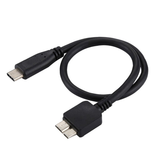USB - C / Type - C Male to Micro B Male Adapter Cable, Total Length: about 30cm, 30cm - ORIWHIZ