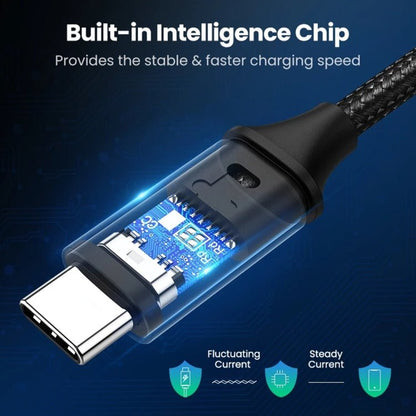 USB - C / Type - C Male to USB - C / Type - C Male Thunderbolt 3 Data Cable, 30cm, 50cm, 80cm, 1m, 1.2m - ORIWHIZ