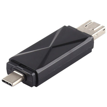 USB - C / Type - C + SD + TF + Micro USB to USB 2.0 Card Reader, USB2.0 - ORIWHIZ