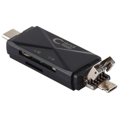 USB - C / Type - C + SD + TF + Micro USB to USB 2.0 Card Reader, USB2.0 - ORIWHIZ