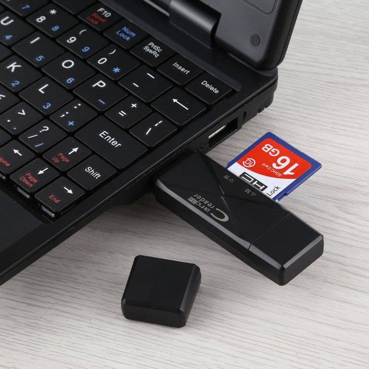 USB - C / Type - C + SD + TF + Micro USB to USB 3.0 Card Reader, USB3.0 - ORIWHIZ