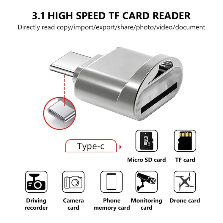 USB - C / Type - C to Micro SD Card (TF Card) Reader Adapter, SAS4451A, SAS4451B - ORIWHIZ