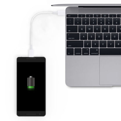 USB - C / Type - C to USB - C / Type - C PD Fast Charging & Sync Data Cable, Cable Length: 14cm, 14cm Type - C to Type - C White - ORIWHIZ
