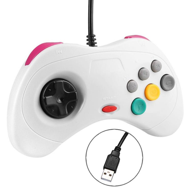 USB Computer Game Handle Controller for Sega Saturn - ORIWHIZPocket Console & AccessoriesPocket Console & Accessories AccessoriesToys & Hobbies