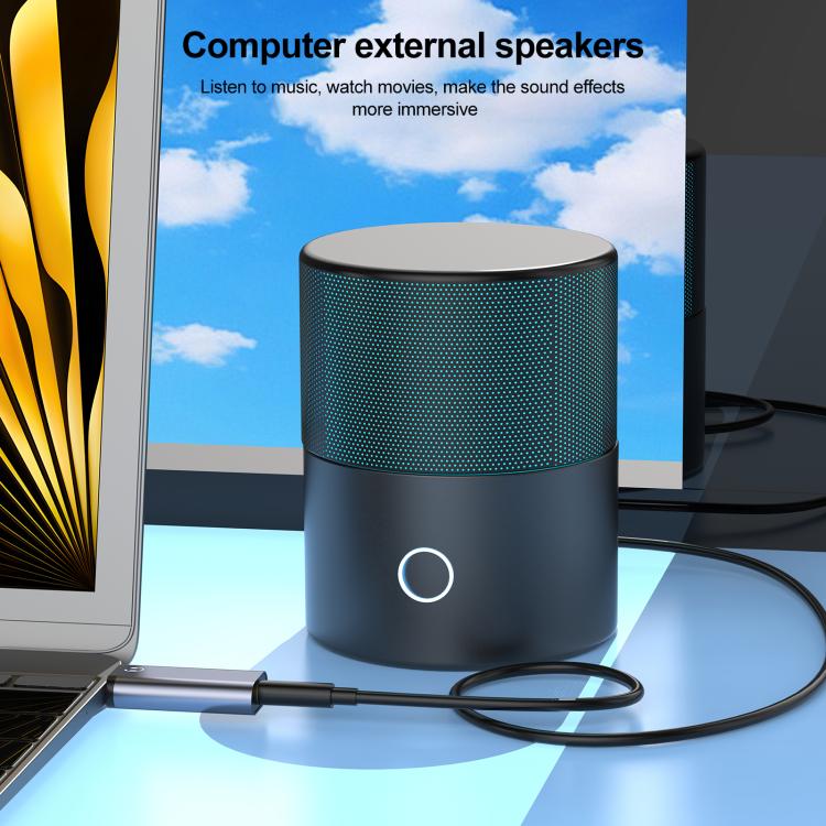 USB Male to 3.5mm Female Audio Adapter, Adapter - ORIWHIZ