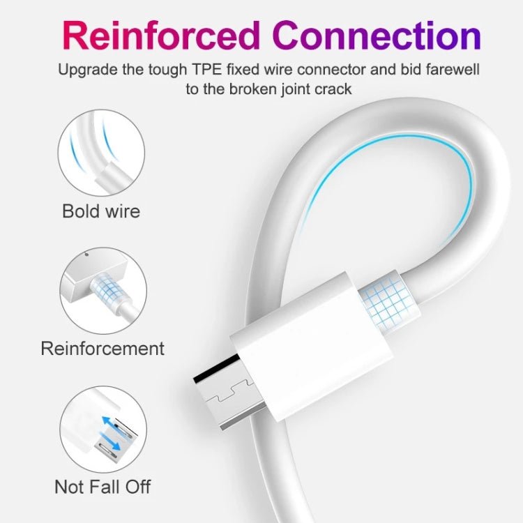 USB to Micro USB Copper Core Charging Cable, 30cm, 50cm, 1m - ORIWHIZ