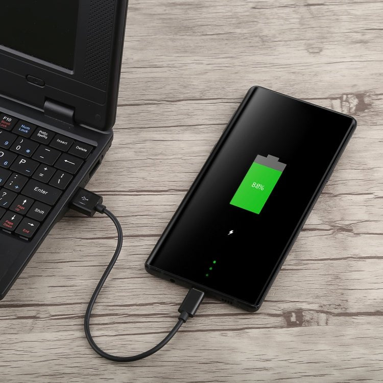 USB to USB - C / Type - C Charging & Sync Data Cable, Cable Length: 22cm, 22cm USB to Type - C Black, 22cm USB to Type - C White - ORIWHIZ