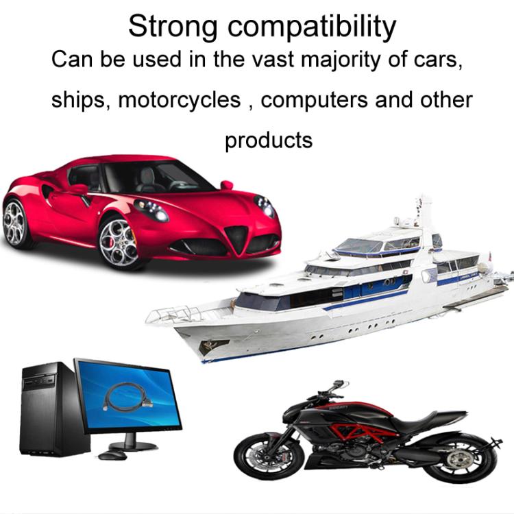 USB3.0+2RCA Car Waterproof Cable Motorcycle Panel Boat Instrumentation Wire, 2m - ORIWHIZCar Replacement PartsDIY CablesIn Car