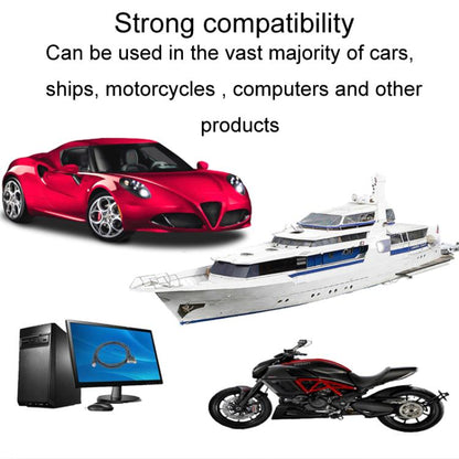 USB3.0+2RCA Car Waterproof Cable Motorcycle Panel Boat Instrumentation Wire, 2m - ORIWHIZCar Replacement PartsDIY CablesIn Car