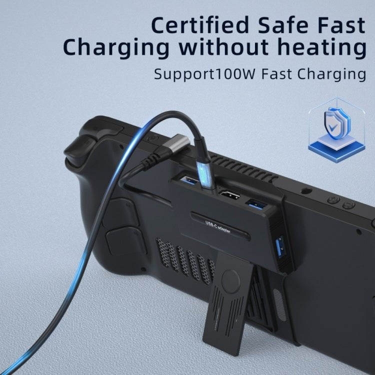 V266 For Steam Deck 5 in 1 Bracket Docking Station Charging Base Support 4K/60Hz USB3.0, V266 5 in 1 - ORIWHIZSteam Deck AccessoriesSteam Deck Accessories Other AccessoriesToys & Hobbies