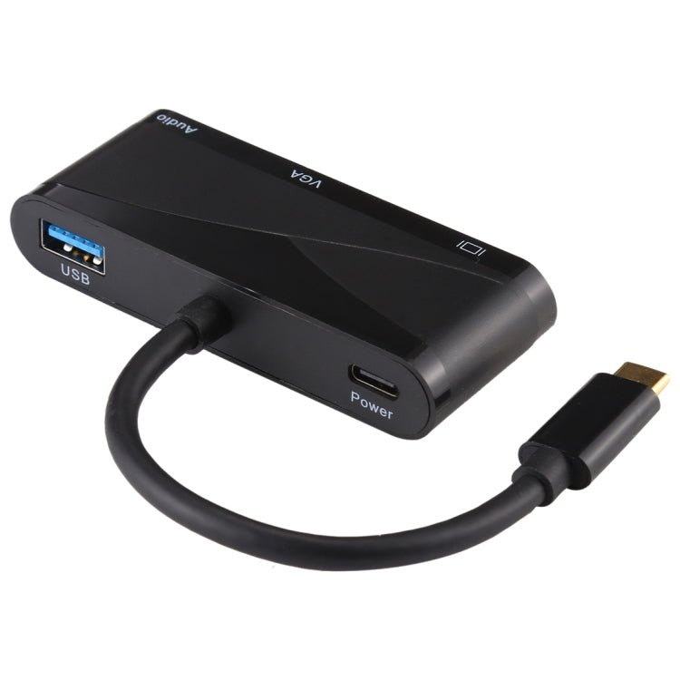 V83 USB - C / Type - C to 4K HDMI / VGA + 3.5mm Audio + USB Multi - function Adapter - ORIWHIZ