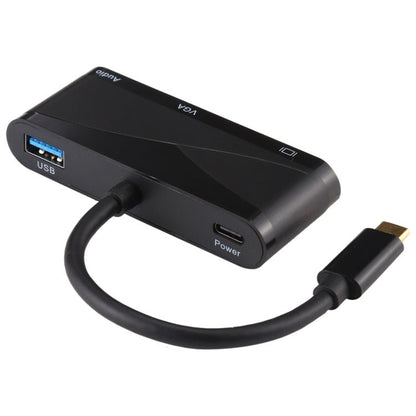 V83 USB - C / Type - C to 4K HDMI / VGA + 3.5mm Audio + USB Multi - function Adapter - ORIWHIZ