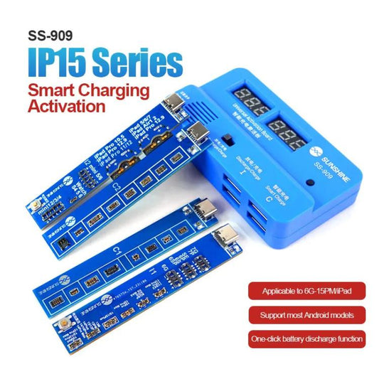V9.0 Universal Battery Activation Board Quick Charge Maintenance Line For IPhone Android Repair Test Board Tool, SUNSHINE SS - 909 - ORIWHIZ