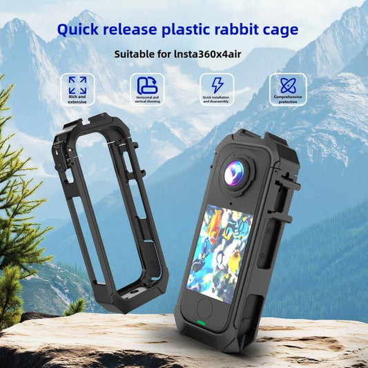 Jaula magnética vertical y horizontal de liberación rápida, Jaula de liberación rápida - Accesorios ORIWHIZDJI e Insta360 Serie Insta360 X Protección y estuches
