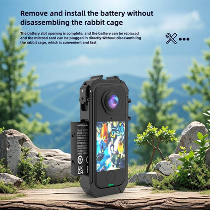 Vertical & Horizontal Magnetic Quick Release Cage, Quick Release Cage - ORIWHIZDJI & Insta360 AccessoriesInsta360 X SeriesProtection & Cases