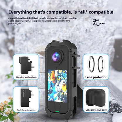 Vertical & Horizontal Magnetic Quick Release Cage, Quick Release Cage - ORIWHIZDJI & Insta360 AccessoriesInsta360 X SeriesProtection & Cases