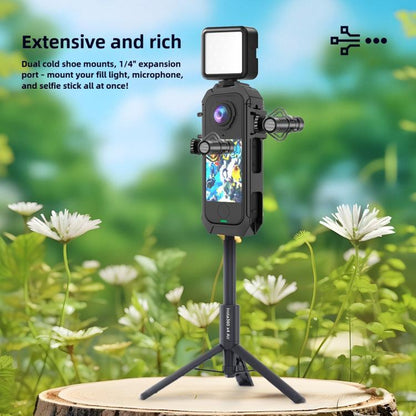 Vertical & Horizontal Magnetic Quick Release Cage, Quick Release Cage - ORIWHIZDJI & Insta360 AccessoriesInsta360 X SeriesProtection & Cases