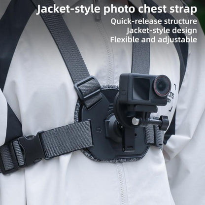 Vest - style Photography Chest Strap Body Mount Belt with Mount & Screw, 5 in 1, 6 in 1 Magnetic Base, 5 in 1 Magnetic Ring Base, 6 in 1 Magnetic Ring Base - ORIWHIZChest BeltDJI & Insta360 AccessoriesUniversal Chest & Head Belt