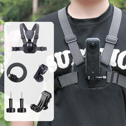 Vest - style Photography Chest Strap Body Mount Belt with Mount & Screw, 5 in 1, 6 in 1 Magnetic Base, 5 in 1 Magnetic Ring Base, 6 in 1 Magnetic Ring Base - ORIWHIZChest BeltDJI & Insta360 AccessoriesUniversal Chest & Head Belt