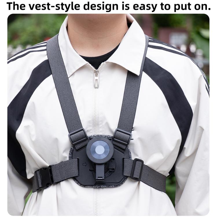 Vest - style Photography Chest Strap Body Mount Belt with Mount & Screw, 5 in 1, 6 in 1 Magnetic Base, 5 in 1 Magnetic Ring Base, 6 in 1 Magnetic Ring Base - ORIWHIZChest BeltDJI & Insta360 AccessoriesUniversal Chest & Head Belt